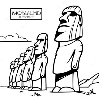 Easter Island Coloring Pages