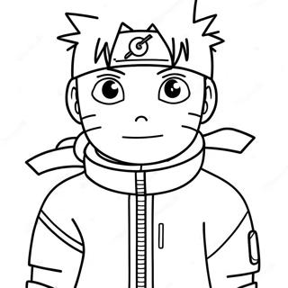 Cute Naruto Among Us Crewmate Coloring Page 57753-46516