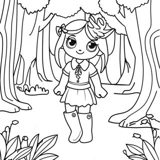 Aria Magical Forest Coloring Page 57763-46521