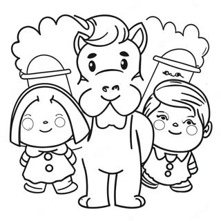 Ginger Foutley With Friends Coloring Page 57773-46532