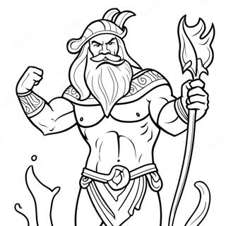 Poseidon Coloring Page 57802-46556