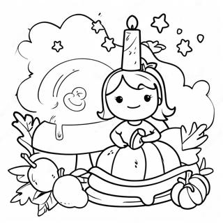 Religious Children S Church Thanksgiving Coloring Page 5781-4778