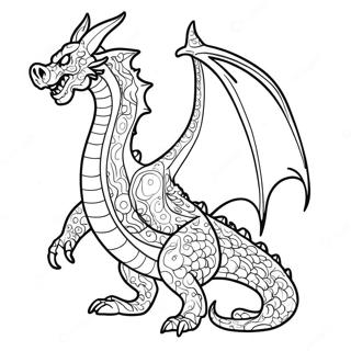 Death Song Dragon Coloring Page 57852-46591