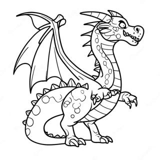 Death Song Dragon Coloring Page 57852-46592