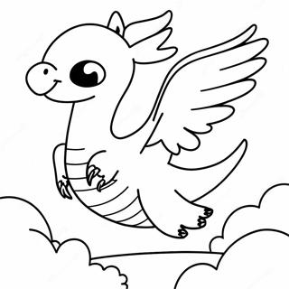 Lugia Flying In The Sky Coloring Page 57863-46598