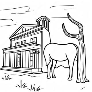 Texas History Coloring Pages