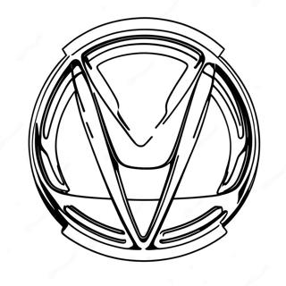 Acura Logo Coloring Page 57882-46614