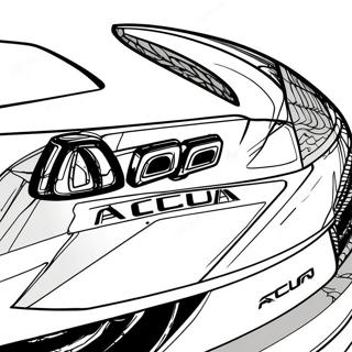 Acura Logo Coloring Page 57882-46615