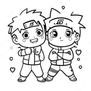 Naruto And Hinata Coloring Pages