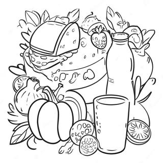 Nutrition Coloring Pages