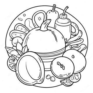 Nutrition Coloring Page 57912-46652