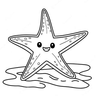 Starfish Coloring Page 5791-4787