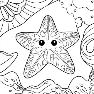 Starfish Coloring Page 5791-4788