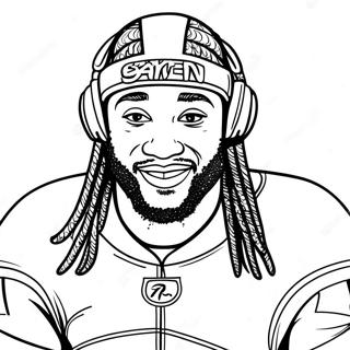 Dalvin Cook Coloring Page 57932-46654