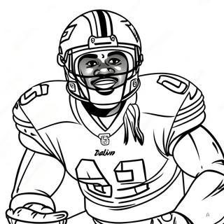 Dalvin Cook Coloring Page 57932-46656