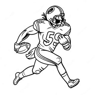 Dalvin Cook Running With Football Coloring Page 57933-46657