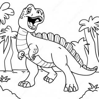 Carnivore Dinosaur Roaring Coloring Page 57942-46662