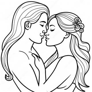 Sensual Couples Coloring Page 57963-46682