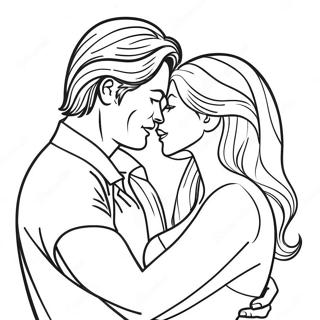 Sensual Couples Coloring Page 57963-46683