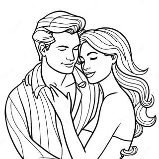 Sensual Couples Coloring Page 57963-46684