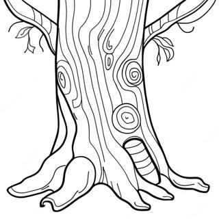 Tree Trunk Coloring Page 57982-46698