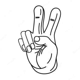 Middle Finger Coloring Pages