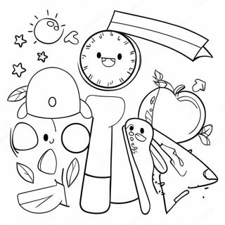 Kindergarten Coloring Pages