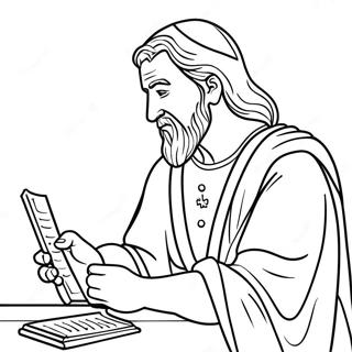 Faithful Disciple Coloring Page 58023-46732