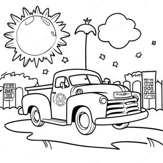 National Night Out Coloring Pages