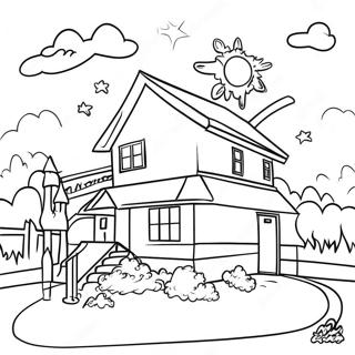 National Night Out Coloring Page 58032-46739