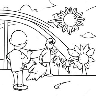 National Night Out Coloring Page 58032-46740