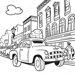 Fun National Night Out Parade Coloring Page 58033-46734