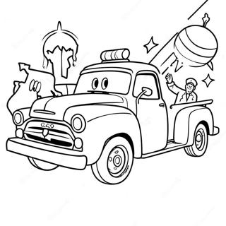 Fun National Night Out Parade Coloring Page 58033-46735