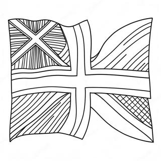 United Kingdom Flag Coloring Page 58062-46762