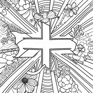 United Kingdom Flag Coloring Pages