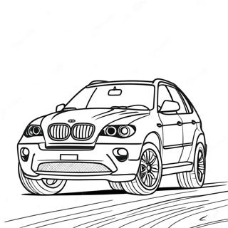 Bmw X5 Coloring Pages