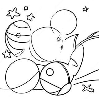 Colorful Beach Balls Coloring Page 58082-46776