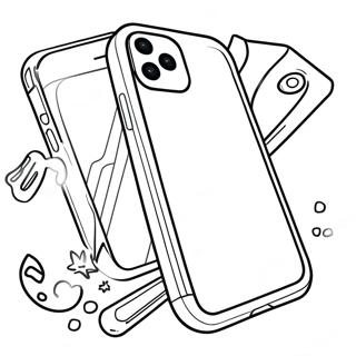 Iphone 14 Coloring Page 58102-46790