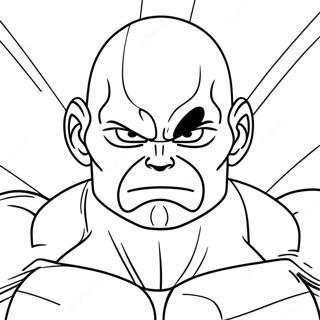 Jiren Powerful Warrior Coloring Page 58112-46794