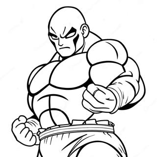 Jiren Powerful Warrior Coloring Page 58112-46795