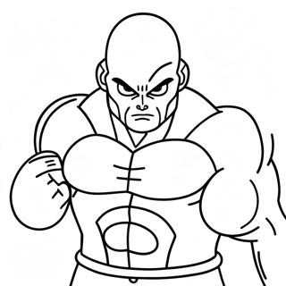 Jiren Powerful Warrior Coloring Page 58112-46796