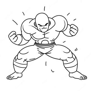 Jiren In Battle Stance Coloring Page 58113-46797