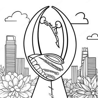 Super Bowl 2024 Coloring Pages