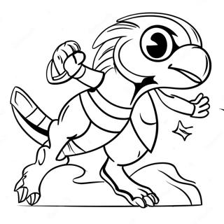 Exciting Super Bowl 2024 Mascot Coloring Page 5812-4808