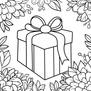 Gift Box Coloring Page 58142-46819