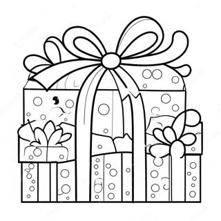 Colorful Gift Box Coloring Page 58143-46823