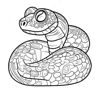 Boa Constrictor Coloring Pages