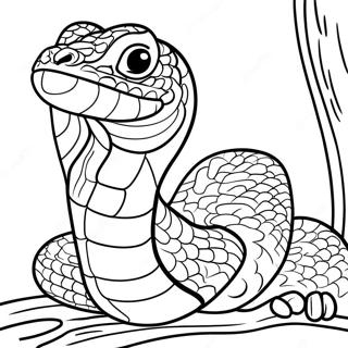 Realistic Boa Constrictor Coloring Page 58153-46834