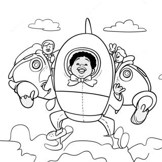 Fat Albert And Friends Coloring Page 58163-46841