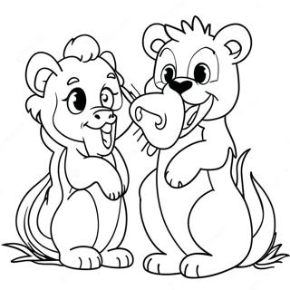 Animal Friends Coloring Page 58172-46848